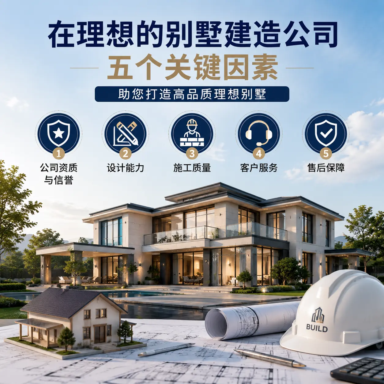 在 正安 找到理想别墅建造公司的五个关键因素