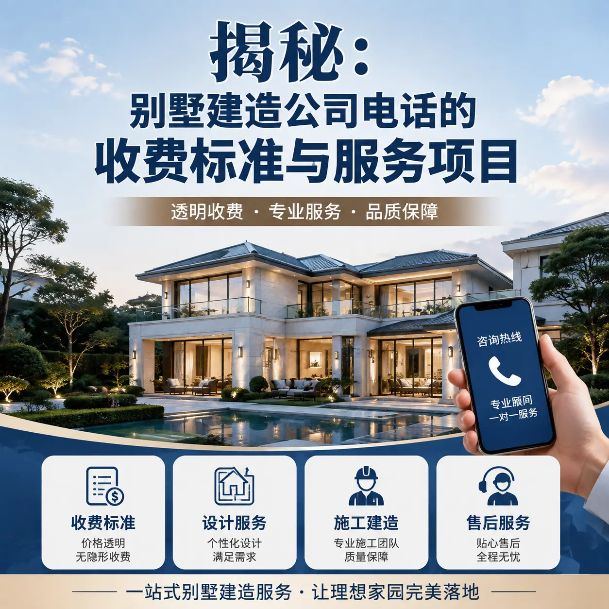 揭秘：正安别墅建造公司电话的收费标准与服务项目