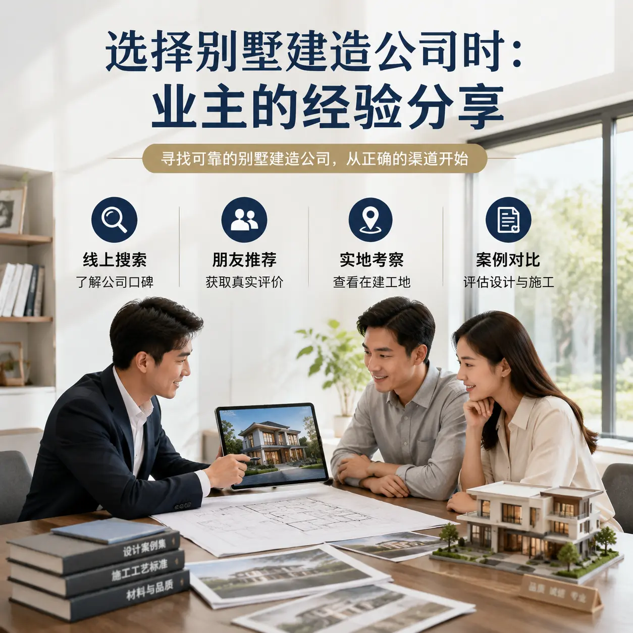 选择别墅建造公司时: 正安 业主的经验分享