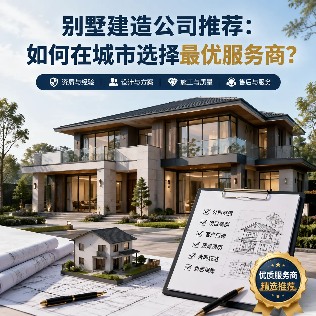 别墅建造公司推荐：如何在 正安 选择最优服务商？