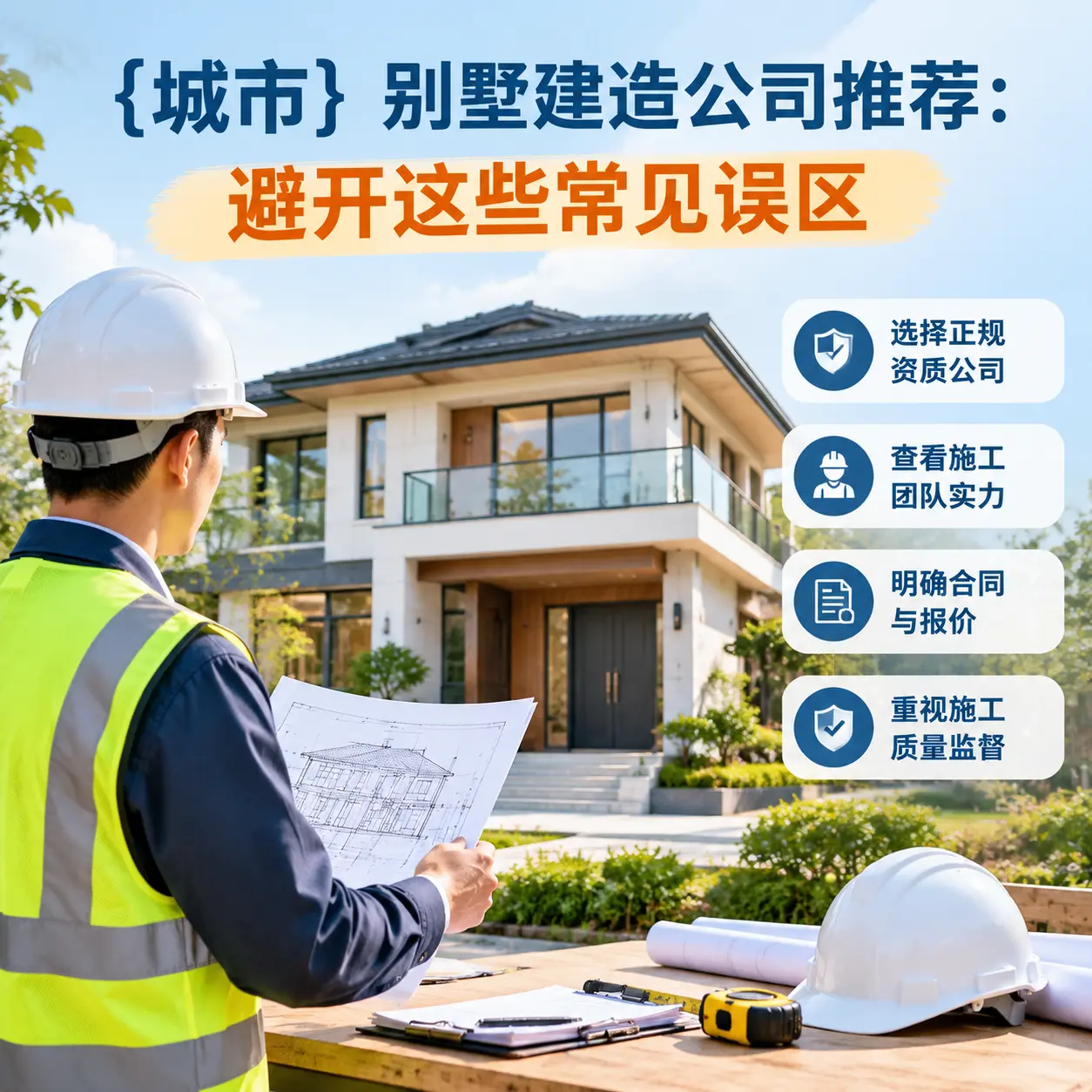 正安 别墅建造公司推荐:避开这些常见误区