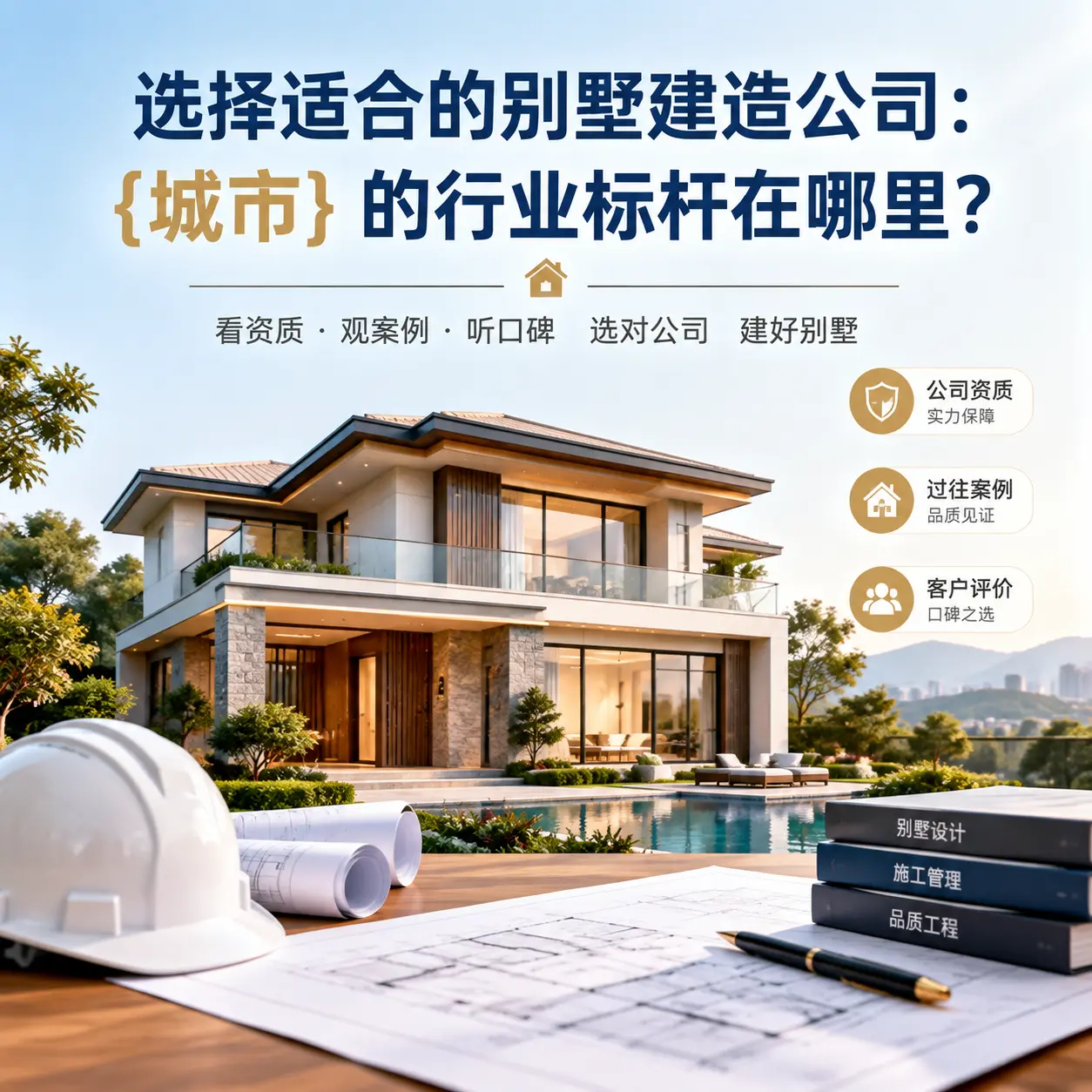 选择适合的别墅建造公司： 正安 的行业标杆在哪里？