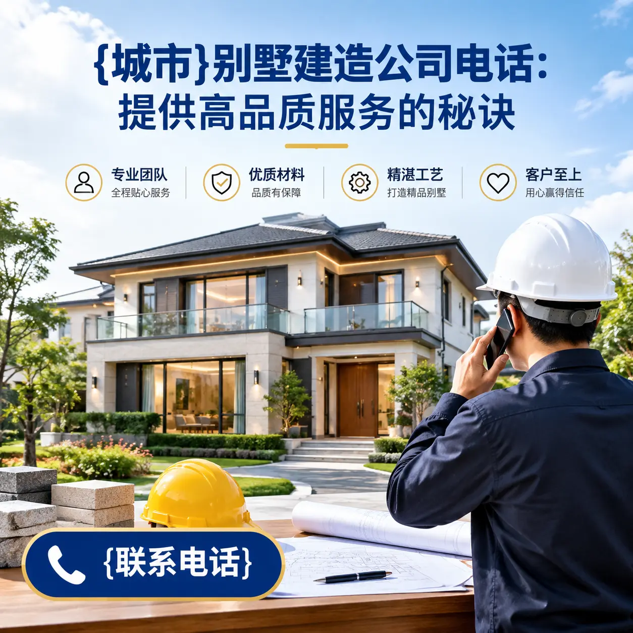 正安别墅建造公司电话：提供高品质服务的秘诀