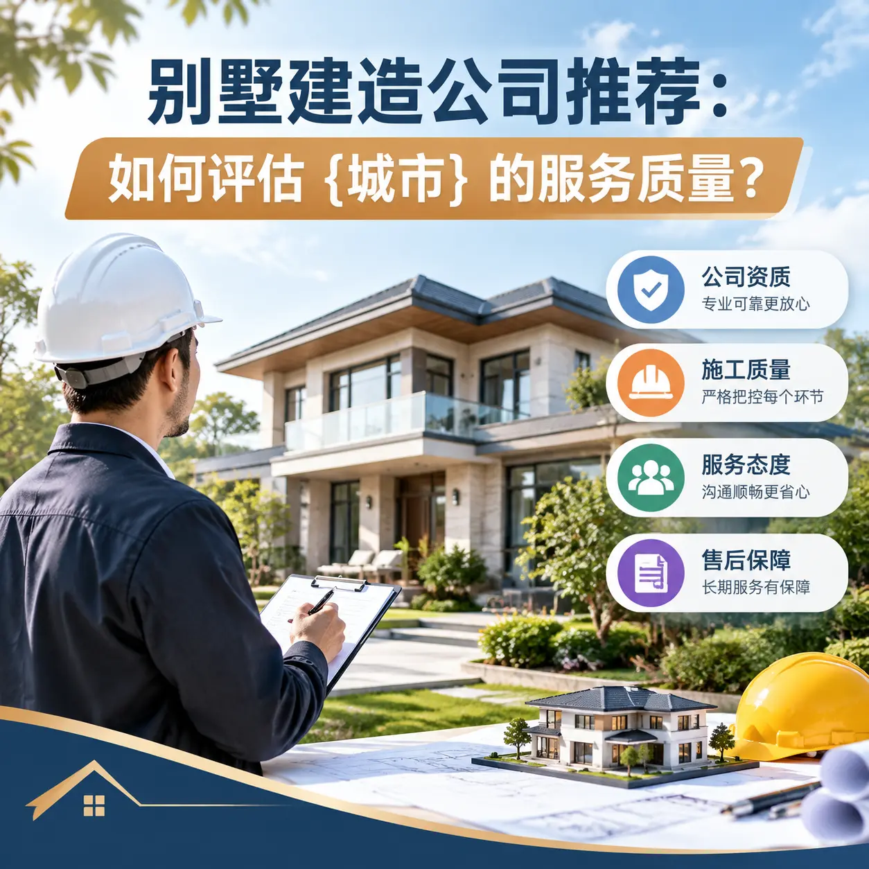 别墅建造公司推荐:如何评估 正安 的服务质量?