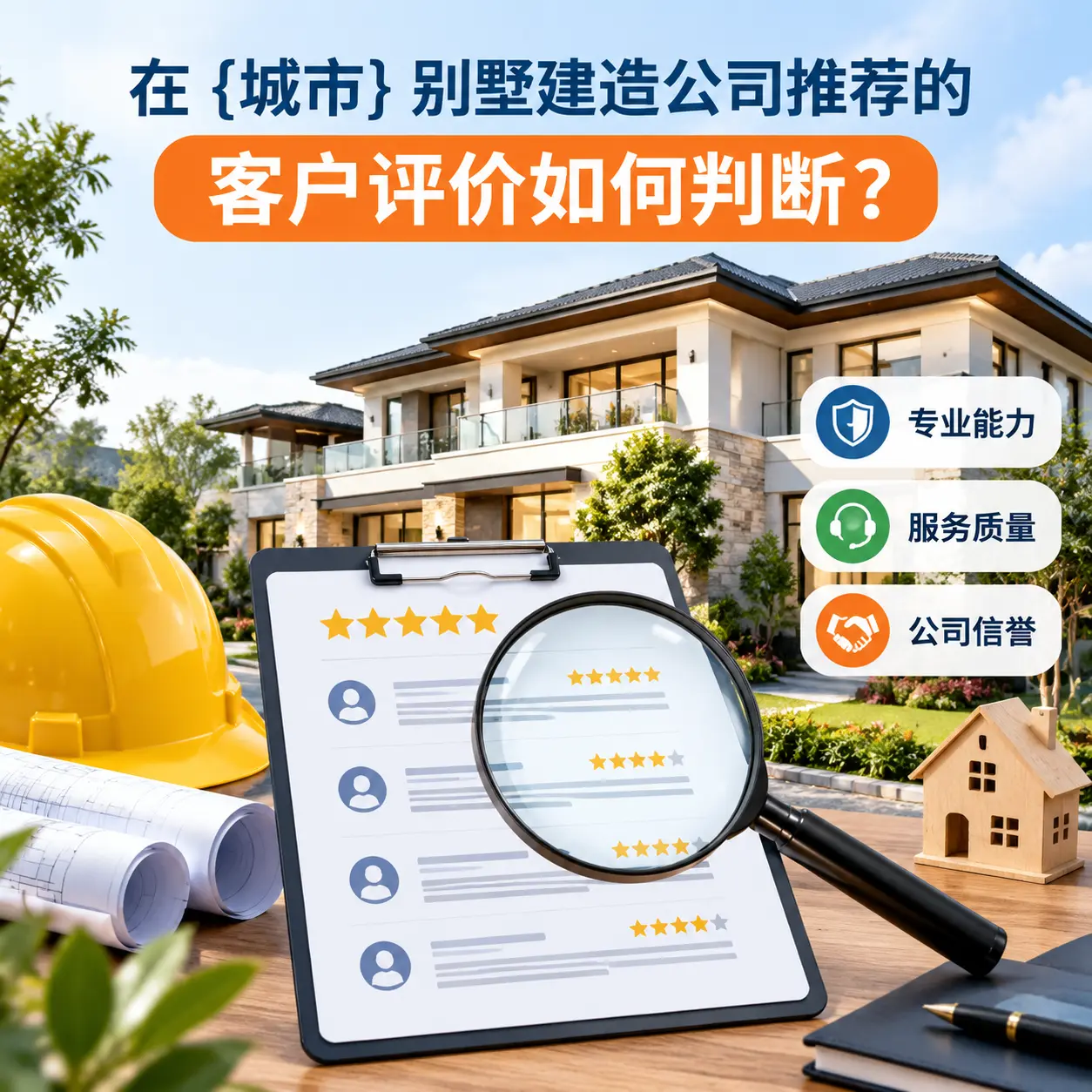 在 正安 别墅建造公司推荐的客户评价如何判断?