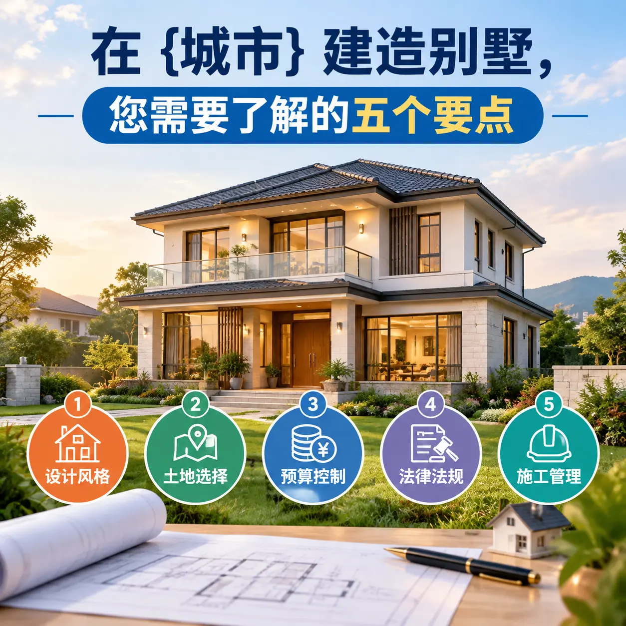 在 正安 建造别墅，您需要了解的五个要点