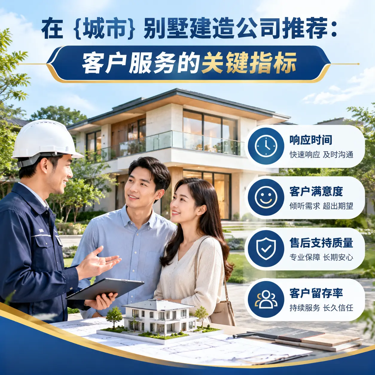 在 正安 别墅建造公司推荐：客户服务的关键指标
