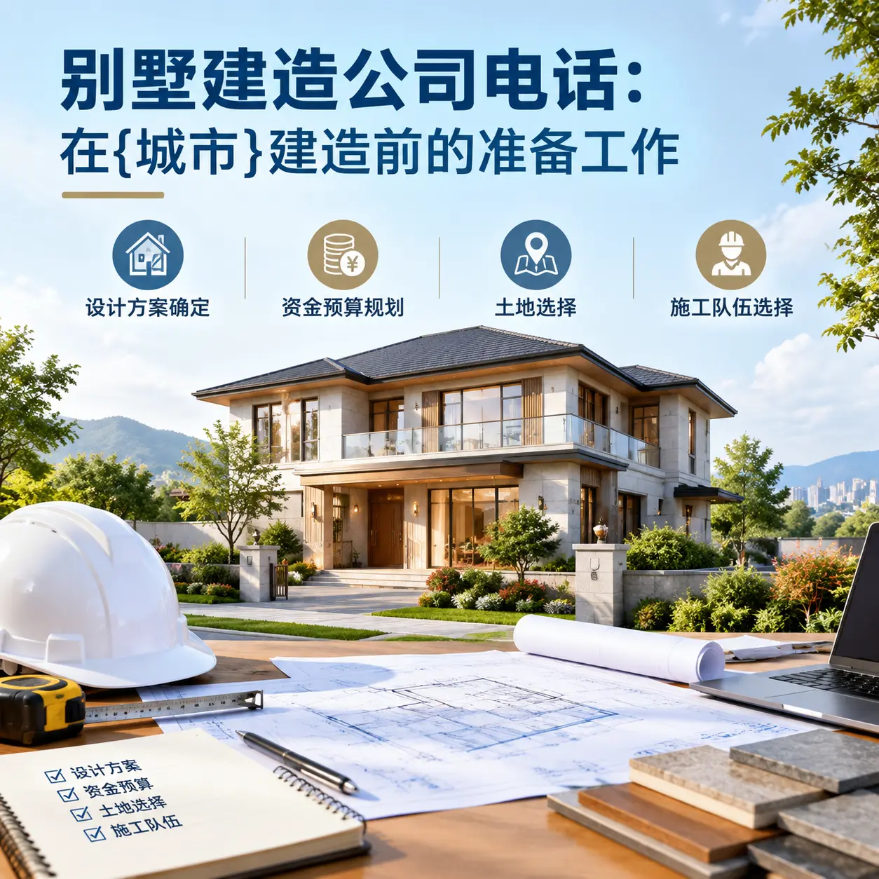 别墅建造公司电话:在正安建造前的准备工作