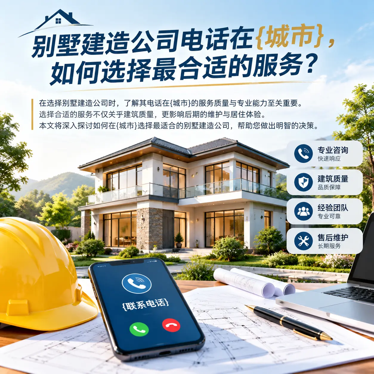 别墅建造公司电话在正安,如何选择最合适的服务?