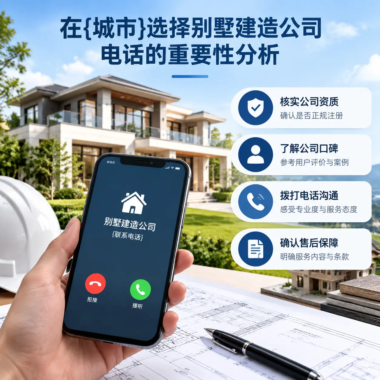 在正安选择别墅建造公司电话的重要性分析