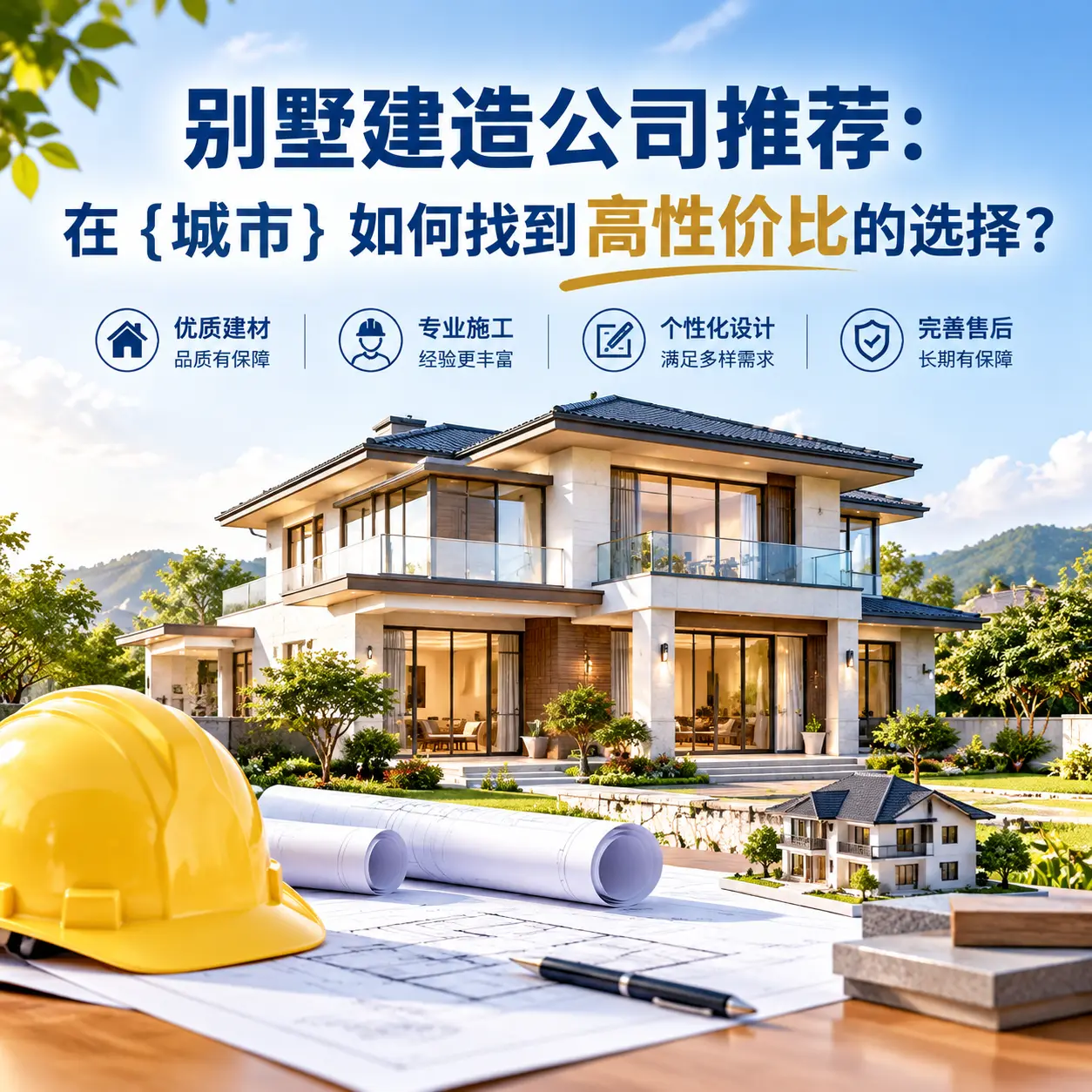 别墅建造公司推荐:在 正安 如何找到高性价比的选择?