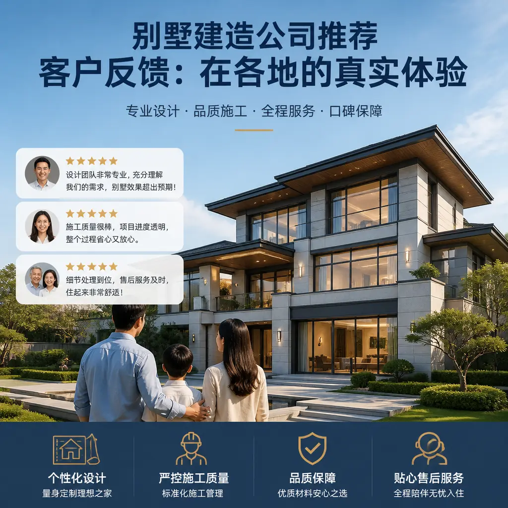 别墅建造公司推荐的客户反馈:在 正安 的真实体验