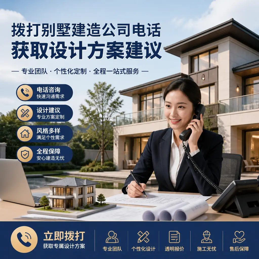 拨打正安别墅建造公司电话，获取设计方案建议