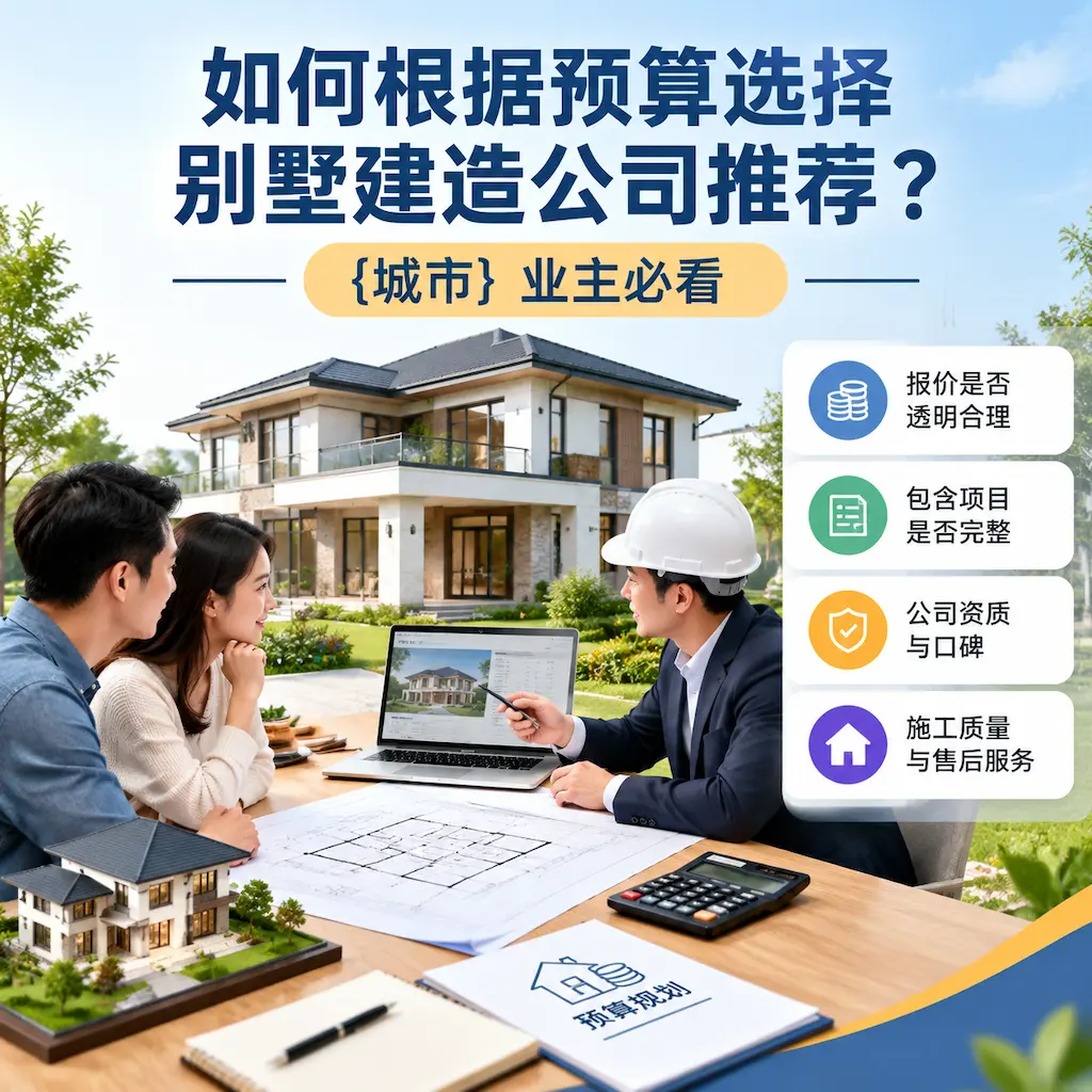 如何根据预算选择别墅建造公司推荐？ 正安 业主必看