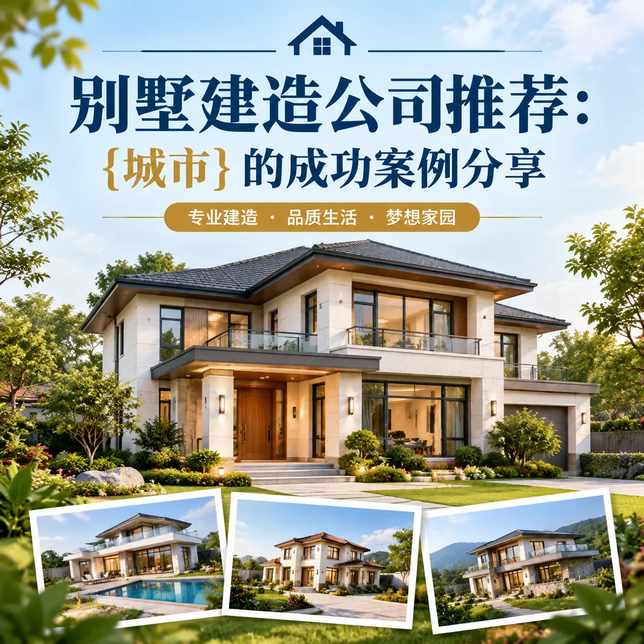 别墅建造公司推荐: 正安 的成功案例分享