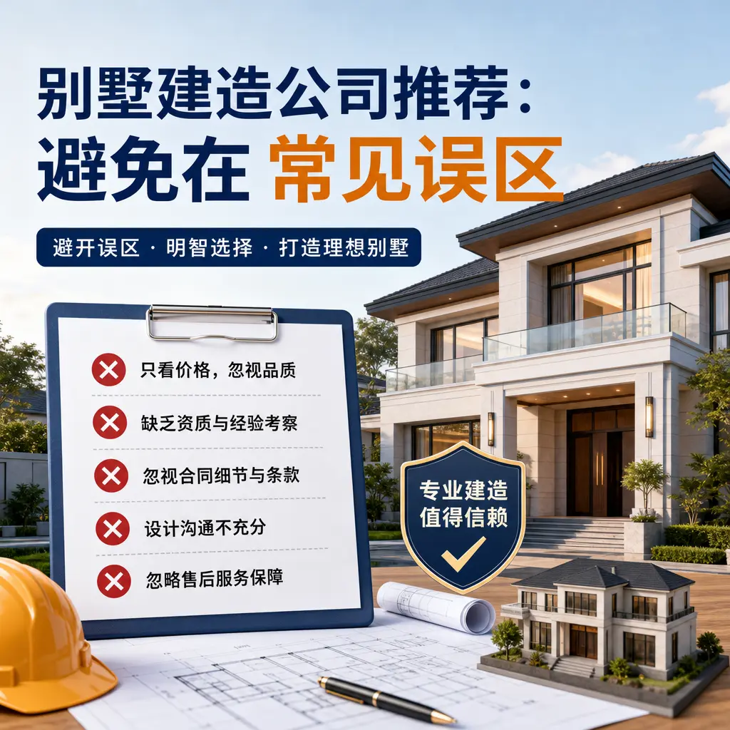 别墅建造公司推荐:避免在 正安 的常见误区
