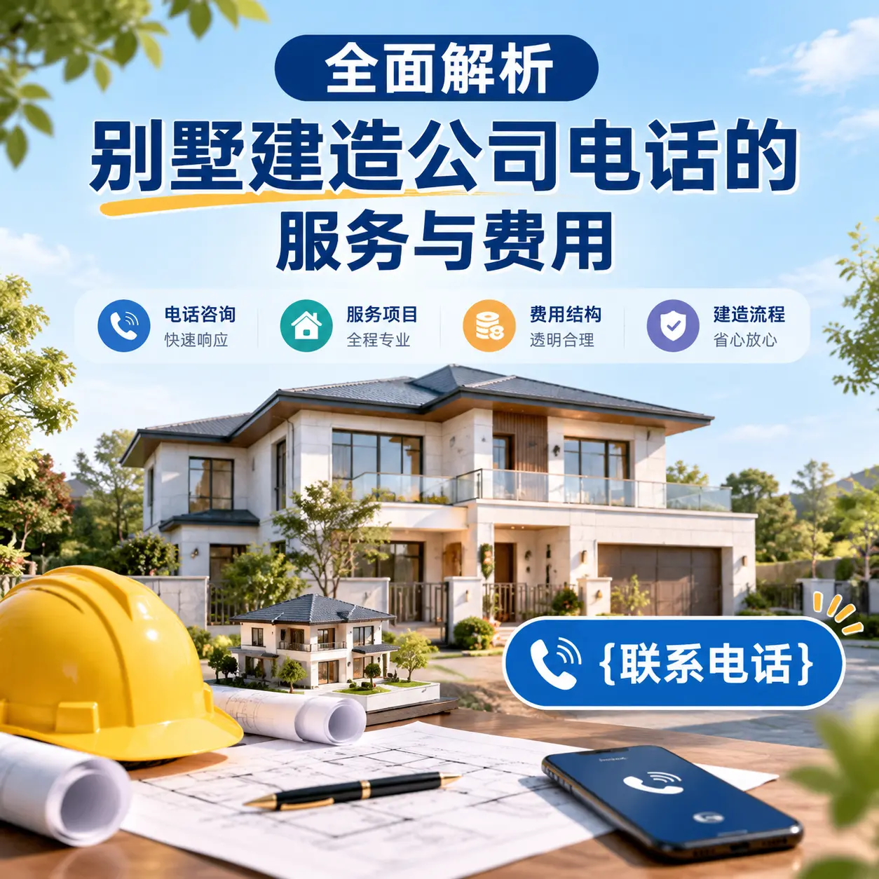 全面解析正安别墅建造公司电话的服务与费用